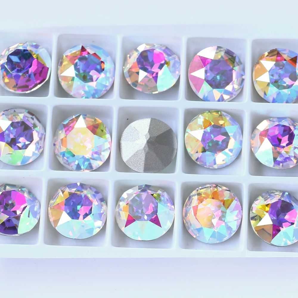 12-35mm Round k9 Crystal Glass Rhinestones Fancy Stones Glitter DIY Diamonds For Jewelry Clothing Garment Beads Decoration 3001