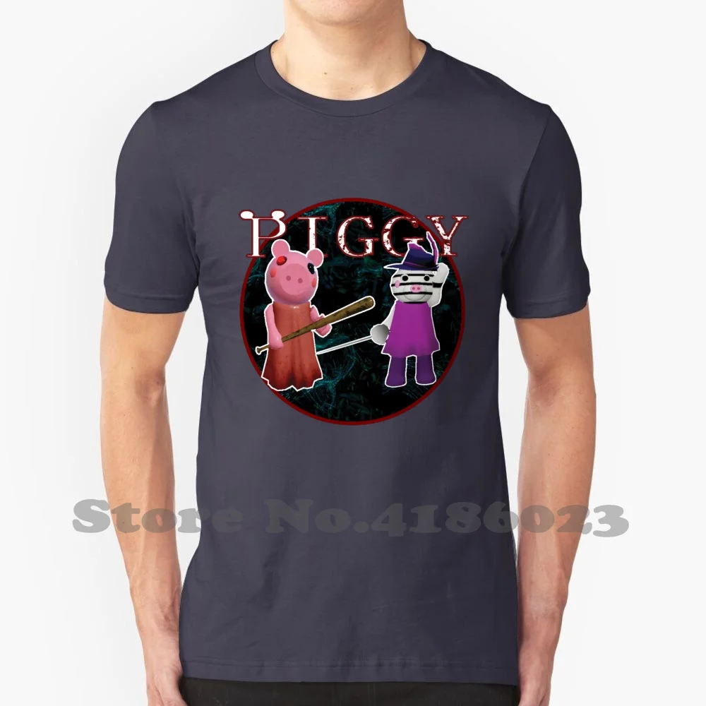 Piggy , Game , Characters 100% Cotton T-Shirt Bloxburg Piggy Chapter Piggy Pig Piggy All Chapters Piggy All Characters Piggy