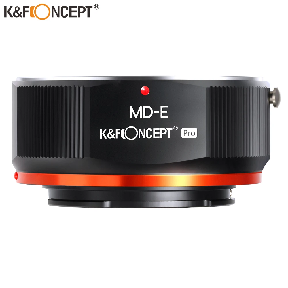 K&F Concept MD Lens to NEX Pro E Mount Adapter for Minolta MD MC Lens to NEX Pro E Mount Cameras Adapter with Matting Varnish