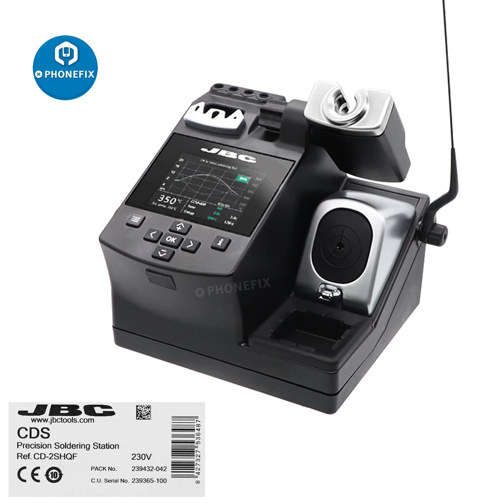 

Original JBC Soldering Station JBC CD-2SE With T210-A Precision Purpose Handle JBC Exclusive Heating System For Phone Repair