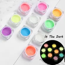 Neon Phosphor Powder for Nails 10 Colors #3