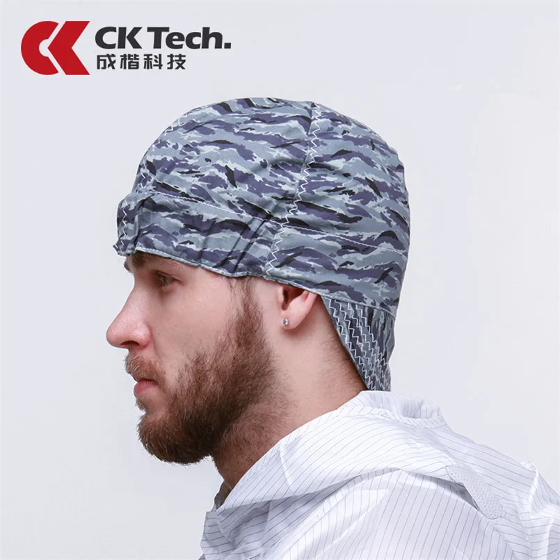 CK Tech.Dust-proof Protective Hat Work Safety Helmet Cotton Paint Dust Clean Sweat-Absorbent Security Welding Welder Cap Hood