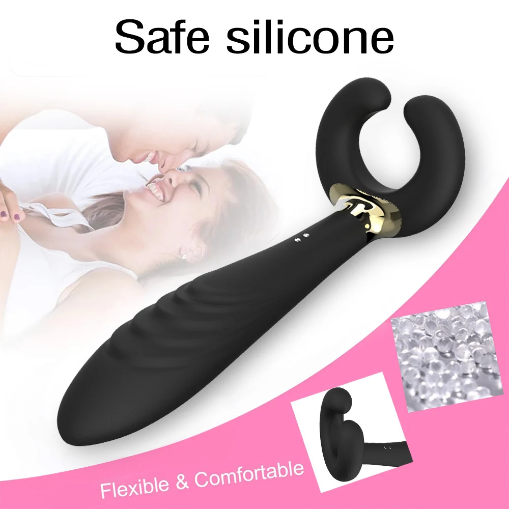 10 Speeds Vibrator Double Penetration Anal Plug Butt Plug Vibrator For Men Strap On Penis Vagina Plug Adult Sex Toys For Couples