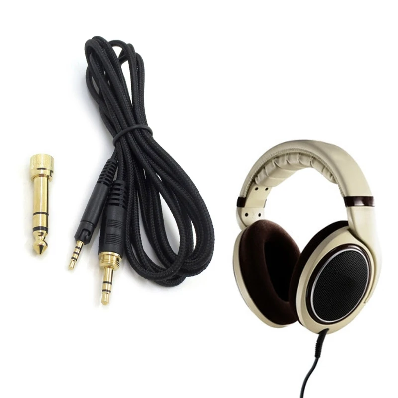 Y1AE Replacement Earphone Cable for  HD598 HD599 HD569 Headset Audio Cord Oxygen-free Copper Core