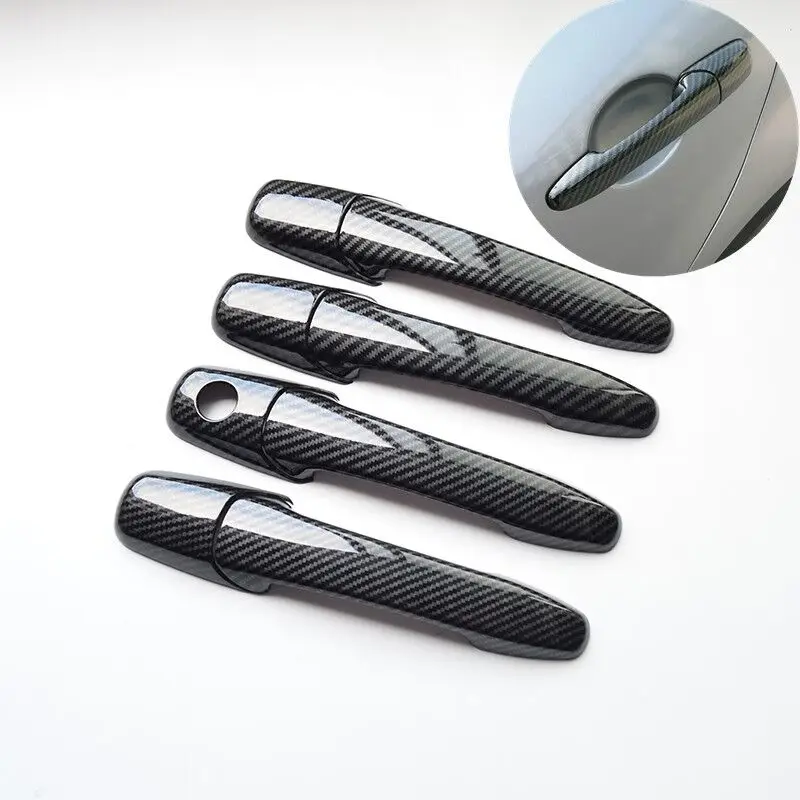 

Luxury Chrome Carbon Fiber Door Handle For Mazda CX-7 CX7 CX 7 2006-2012 No Rust Car Sticker Car Styling Accessories