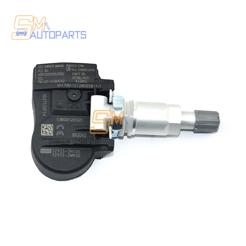 Новый датчик давления в шинах 433 МГц 52933-2M650 529333N100 для Hyundai Accent Genesis I30 Ix55 Santa Fe Iii Solaris 2008-2023