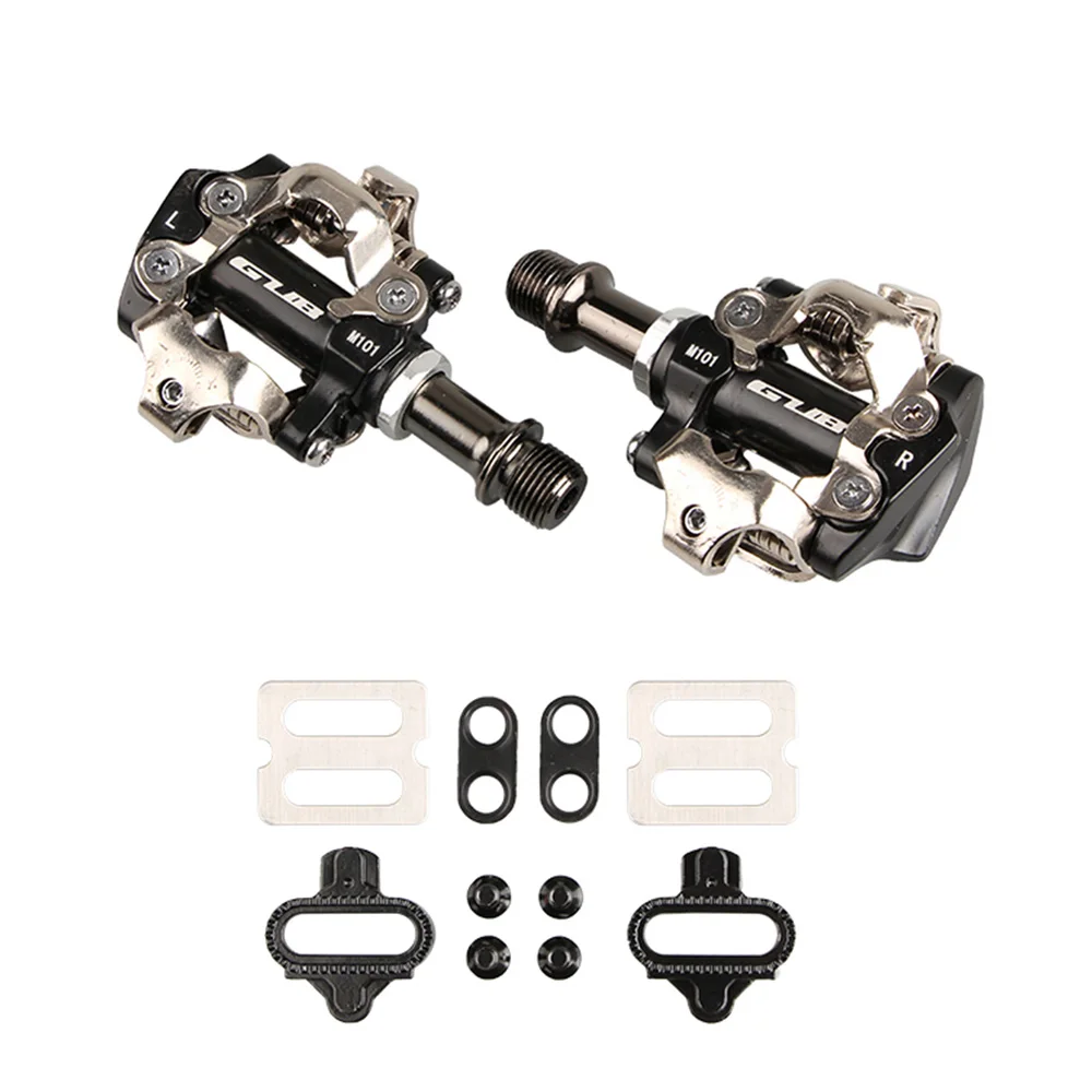 

GUB Bicycle Pedals MTB Road Bearing Pedals Chrome Molybdenum Steel Axis Bicycle Parts Self-locking Aluminum Alloy Body Pedal