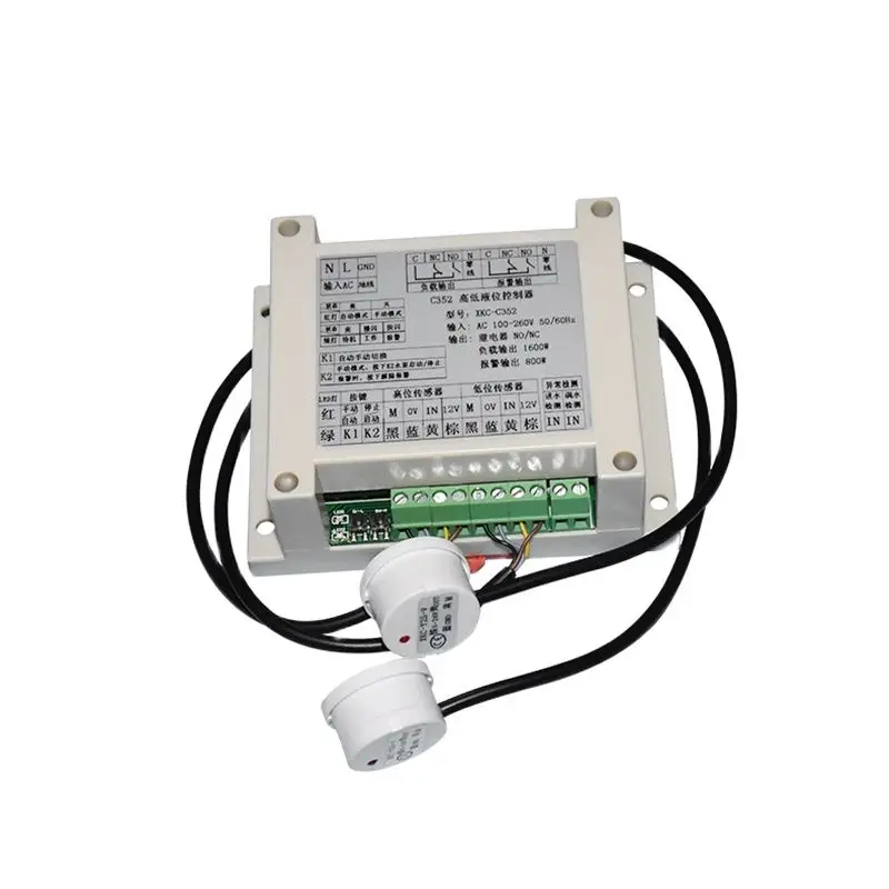 XKC-C352 AC110v-220v Non-Contact Liquid Level Sensors and Water Level Switch Automatic Water Supply Controller