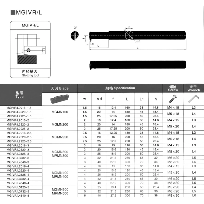 1 Máy Tính MGIVR2016 MGIVL2016 1.5Mm 2Mm 2.5Mm 3Mm 4Mm Grooving Dụng Cụ Xoay Giá Đỡ Tiện Bằng Máy CNC dao Cắt Arbor MGMN Khe Cắm Lưỡi Dao