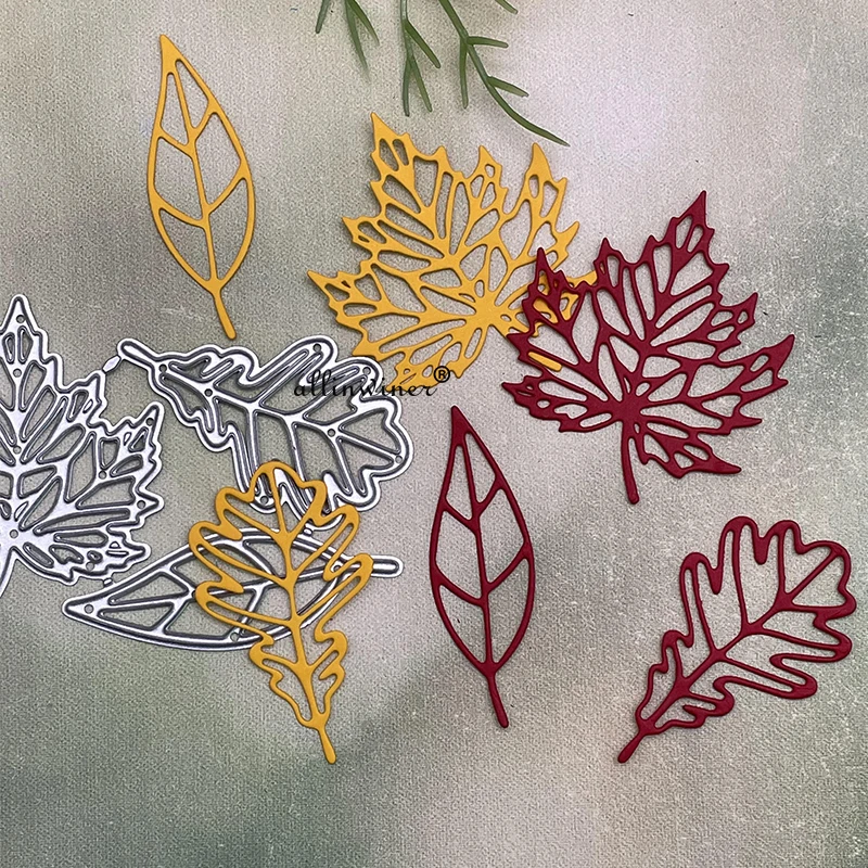 New Autumn maple leaf DIY Craft Metal Cutting Die Scrapbook Embossed Paper Card Album Craft Template Stencil Dies