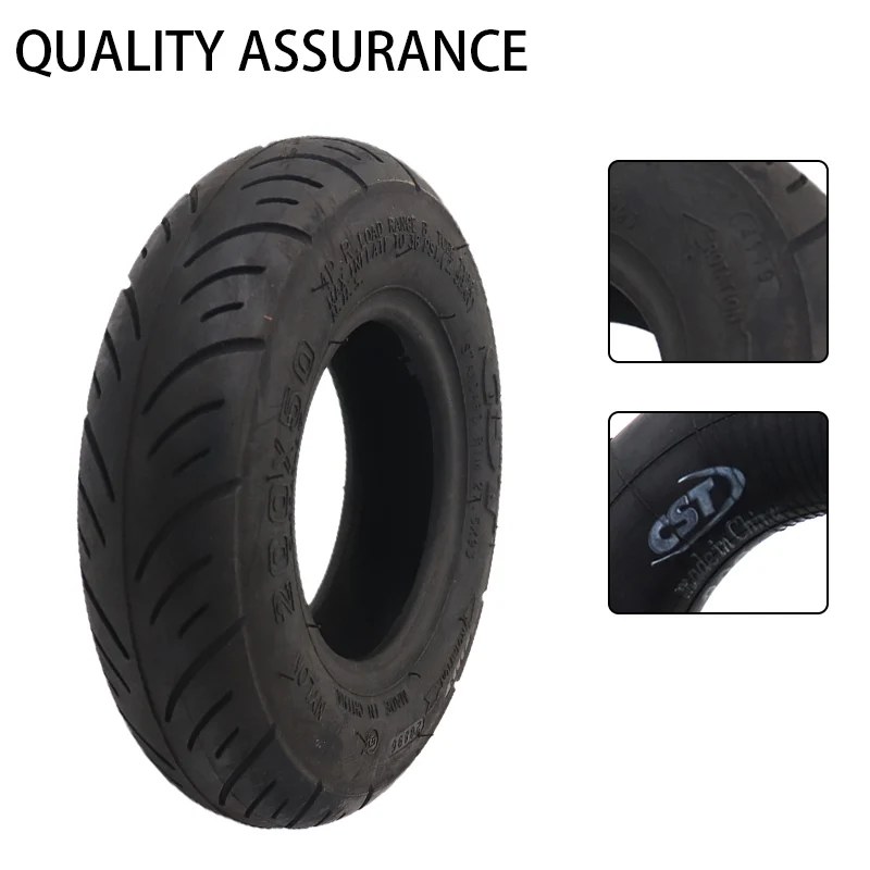 CST 200X50 Tire & Inner Tube 8x2 Inch Tyres for Electric Scooter Razor E100 E150 E200 ePunk Dune Buggy PowerRider 360 Crazy Cart