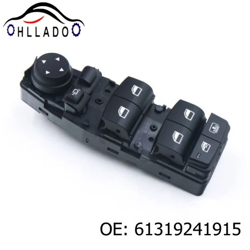 HLLADO New Master Control Power Window Switch 61319241915 9241915 For B M W F10 F07 F11 F04 61319238240 9238240 Window Control