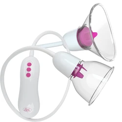 2021 Breast Pussy Vacuum Pump Vagina Clitoris Sucking Nipple Licking Vibrator Chest Enlargement Massager Oral Sex Toys for Women