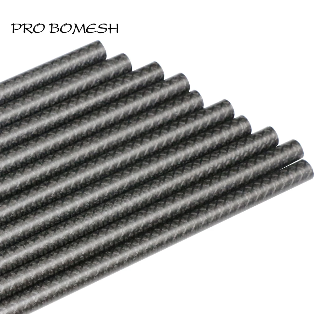 Pro Bomesh 1 Piece Toray Carbon Fiber 2.08m Power M Fast Action 4aixs Cross Wrap Kevlar Wrap DIY Fishing Rod Blank Repair