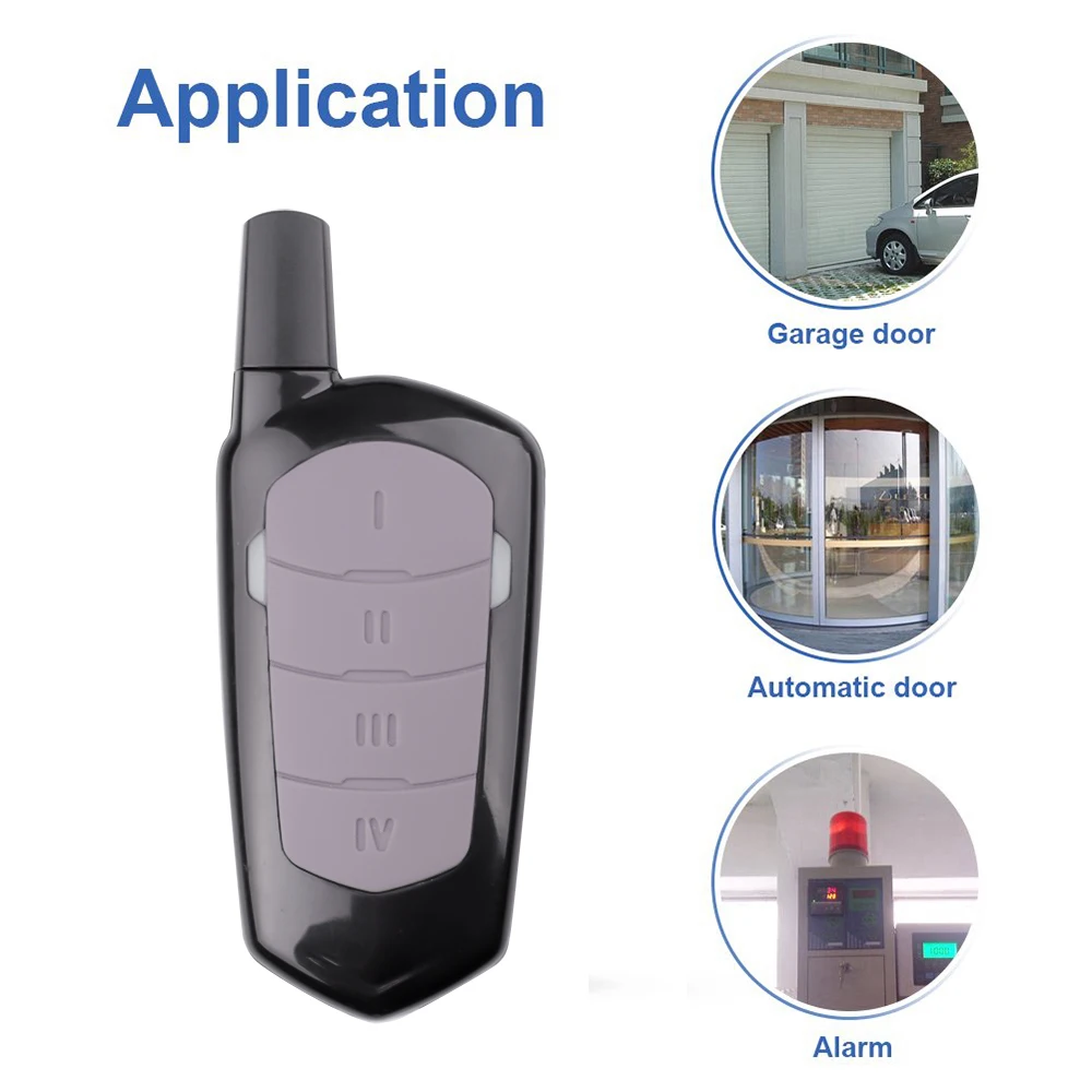 Copy Code 433.92 MHz RF Wireless Remote Control Garage Door Opener Key Clone 433mhz Chip For Garge Electric Retractable Doors