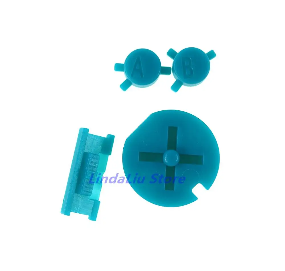 GBC 게임 콘솔용 다채로운 버튼 세트, ON OFF 단추 AB 버튼, GBC 교체 부품용 D 패드, 20 세트