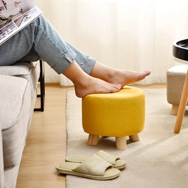 Furniture Ottoman Round Stool Cute Stool Bedroom furniture Living Room Furniture Stools Chair 홈 가구 Мебель الأثاث المنزلي 가구 стул