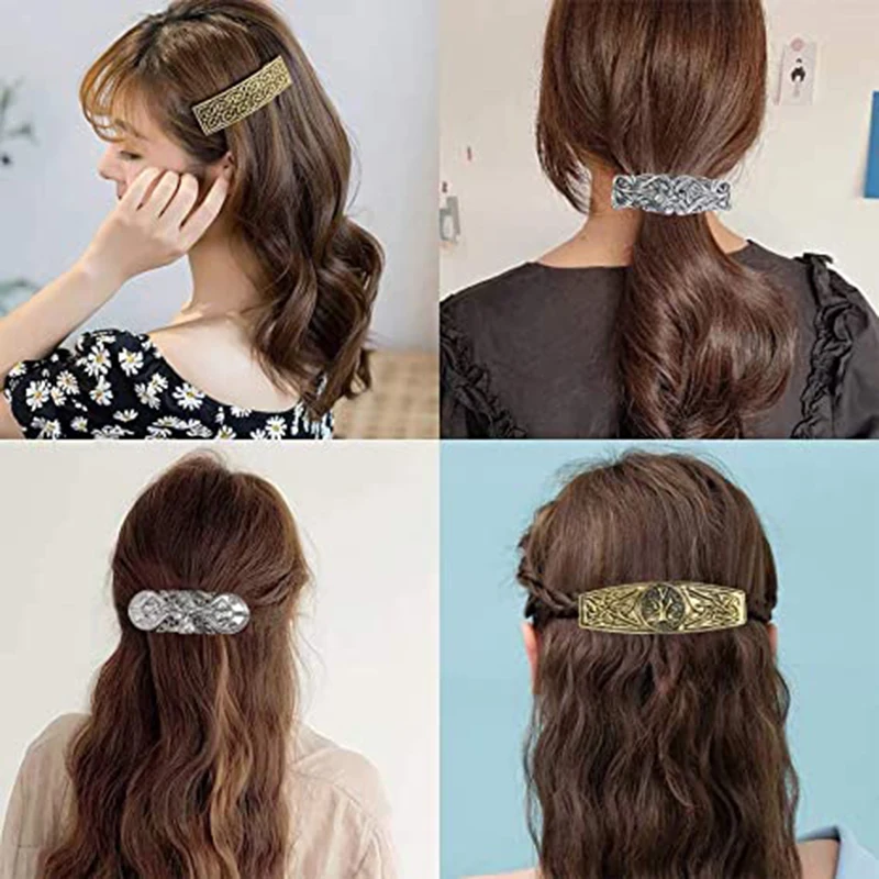 11 Styles Viking Hairpins Celtics Knots Hair Clips Spring Hairpin Lady Temperament Headdress Accessories for Women Headpiece