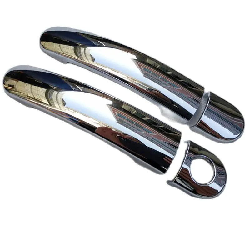 Para volkswagen vw polo mk5 6r 2011-2017 chrome maçaneta da porta do carro capa guarnição estilo