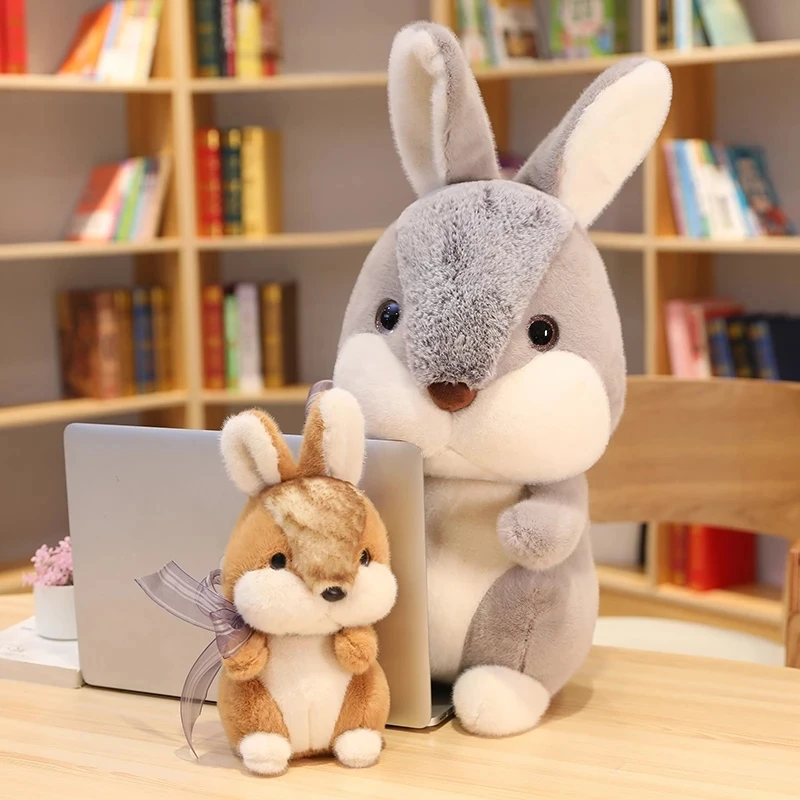 Sexy Leuke Simulatie Konijn Speelgoed Gevuld Mooie Levensechte Bunny Kussen Dier Pluche Pop Voor Kinderen Kinderen Zacht Kussen Leuk Cadeau