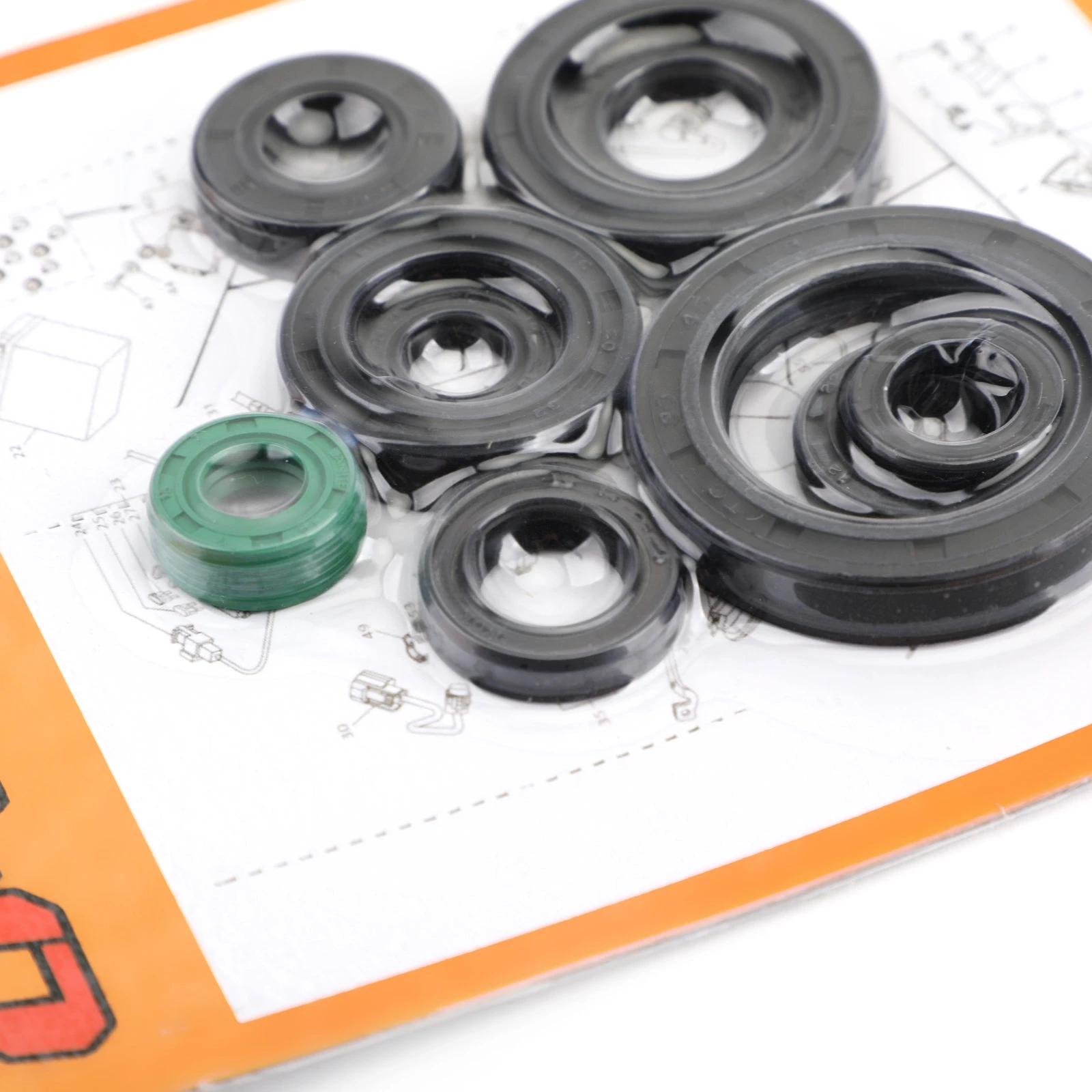 Artudatech Engine Oil Seal Kit Set for Honda CR125R CR 125 R 125R 1987 1988 1989 1990 1991 1992 1993 1994 1995 1996 1997-2003 - view 6