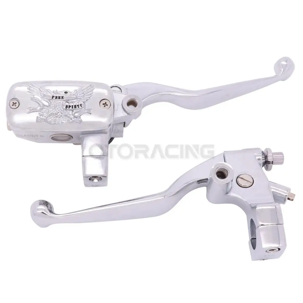 1\'\' Motorcycle Brake Clutch Master Cylinder Reservoir Levers For Yamaha V-Star 650 950 1100 1300 XVS650 XVS950 XVS1100 XVS1300