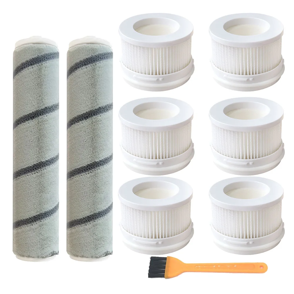 Hepa Filter Rolling Brush Replacement for Xiaomi Mijia 1C K10Handheld Wireless Vacuum Cleaner RollerBrush parts Brushes Cleaning