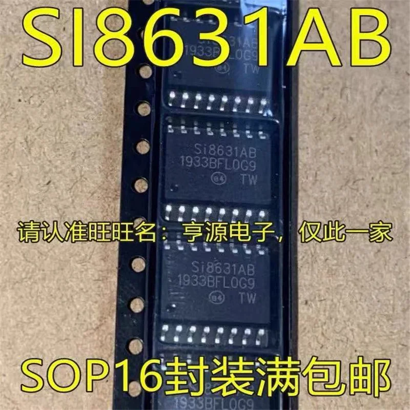 SI8631AB-B-IS1R SI8631 SI8631AB SOP16, 1-10 unidades
