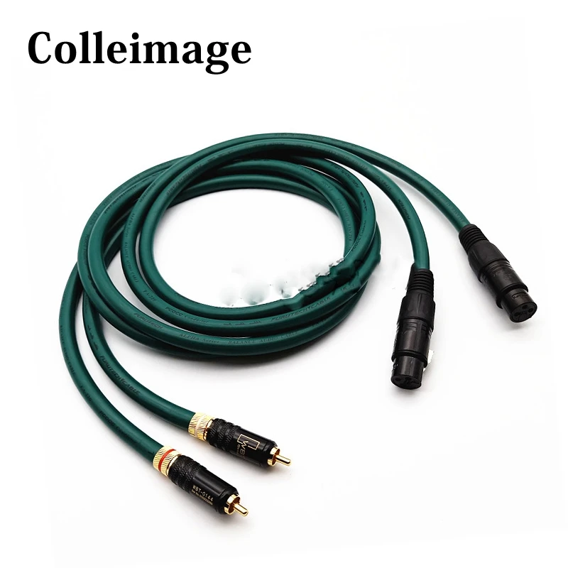 

1 pair Ortofon Hifi XLR Female to RCA Male Cable High Purity OCC Hifi 2 Rca to 2 Xlr Cable