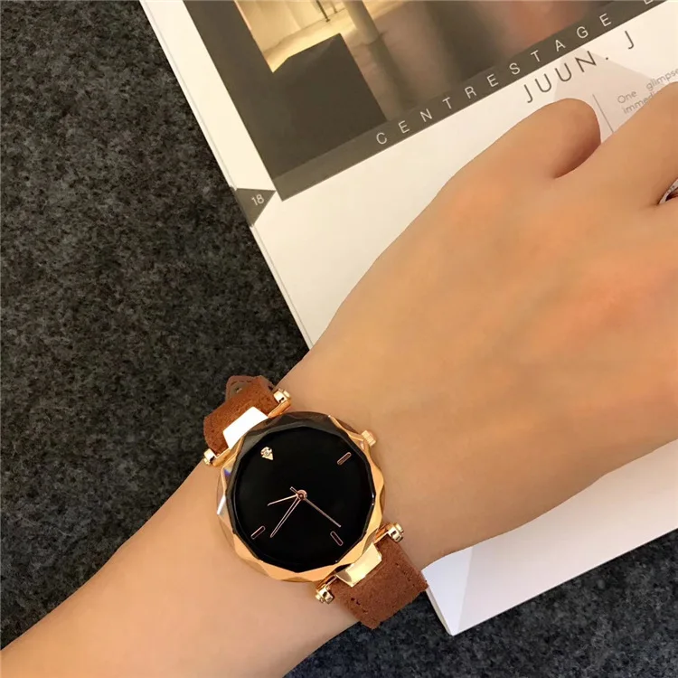 Watch female dimaty belt ladies watch quartz watch student table custom-made personality trend creative