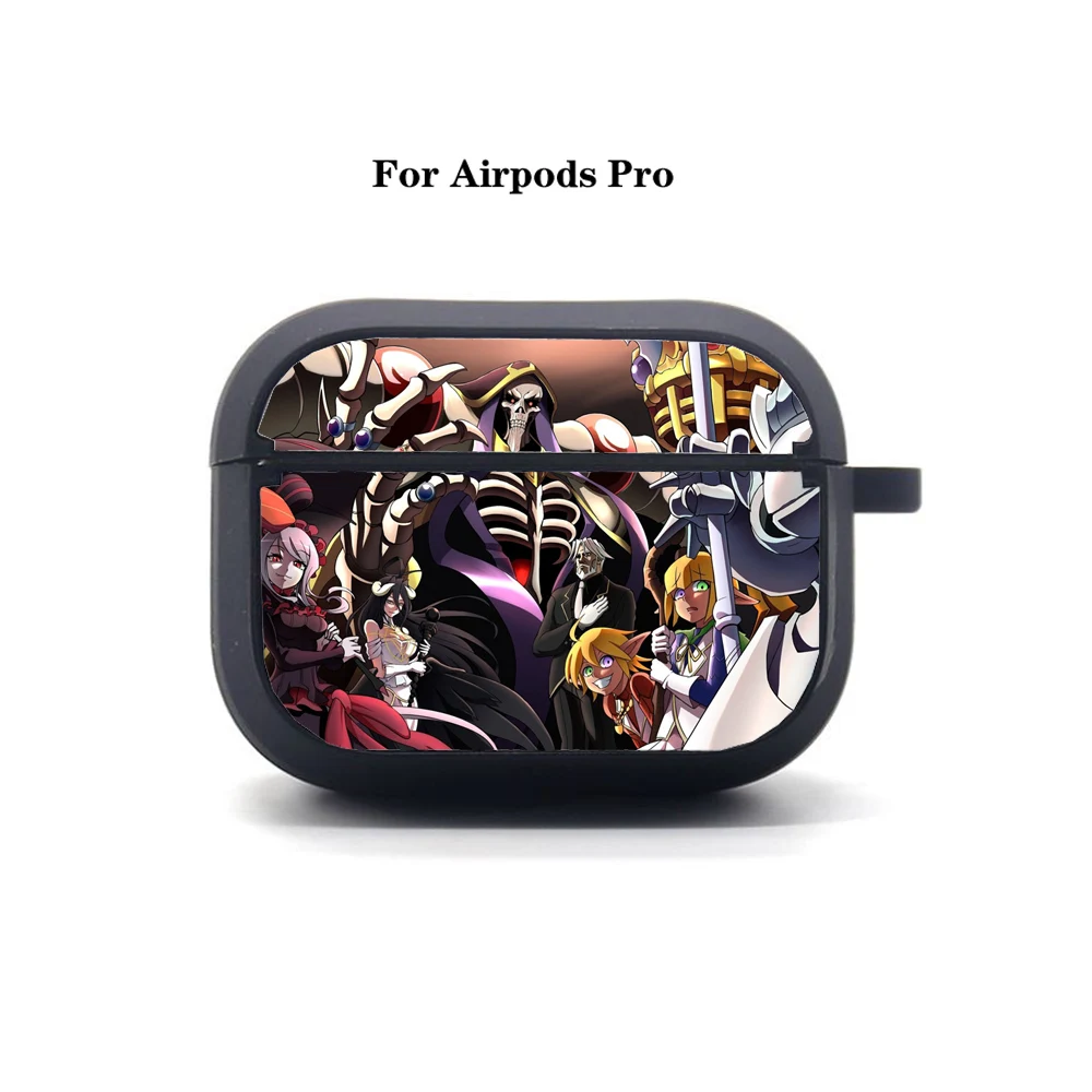 

Чехол для наушников в стиле аниме Overlord AirPods Pro, чехол для наушников Apple AirPods Pro, мягкий силиконовый защитный чехол для наушников с Bluetooth