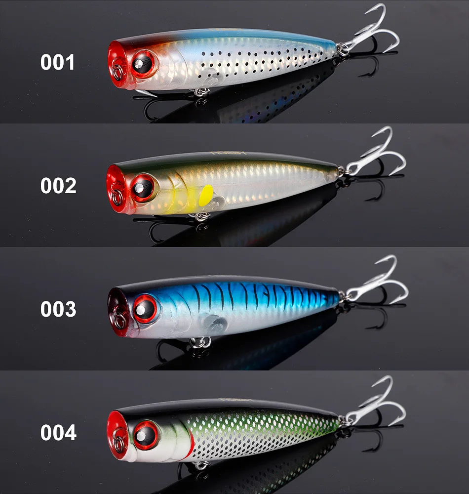 NOEBY Bloop-Bloop Popper 105mm 24g Schwimmender Oberflächenköder für Weite Würfe, Harter Köder für GT, Thunfisch und Seebarsch – Detail 9