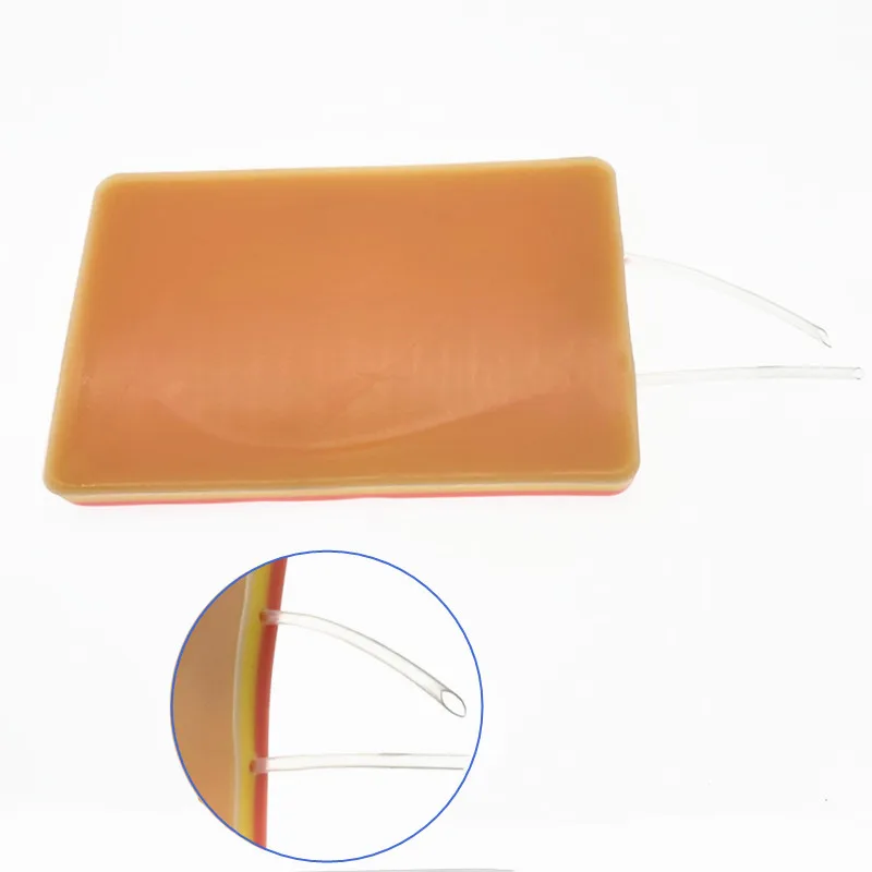 Punctie Simulatie Bloed Terugkeer Huid Module Bloedvat Injectie Module Siliconen Huid Hechtdraad Training Model