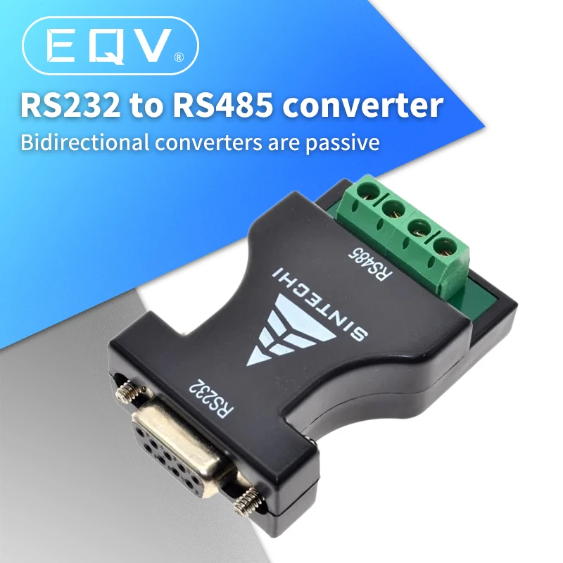 RS-232 RS232 to RS-485 RS485 Interface Serial Adapter Converter NEW