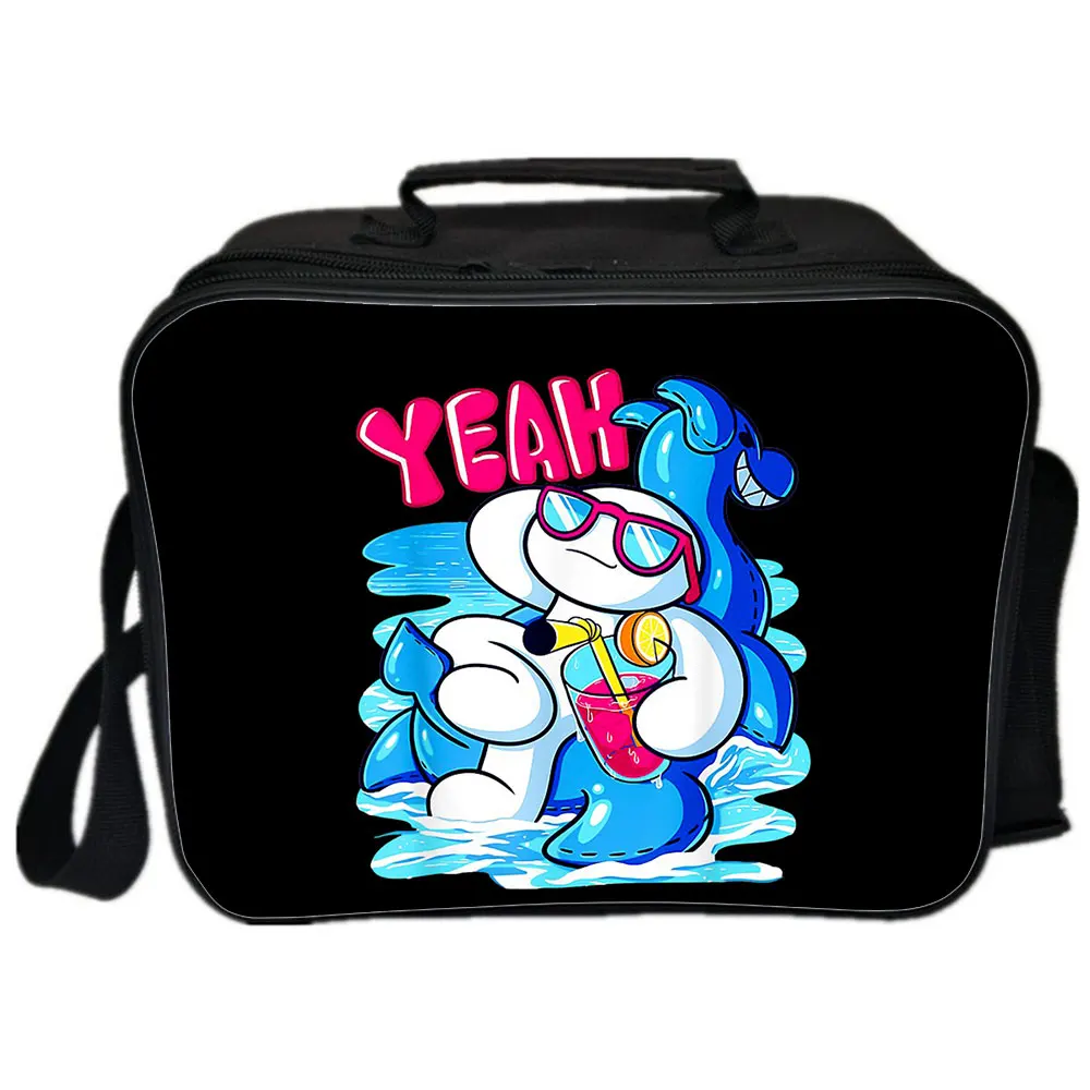 New TheOdd1sOut Lunch Bag Student Cartoon Comic Lunch Box Children’s Portable Food Storage Box Warm Picnic Bento Case Gift