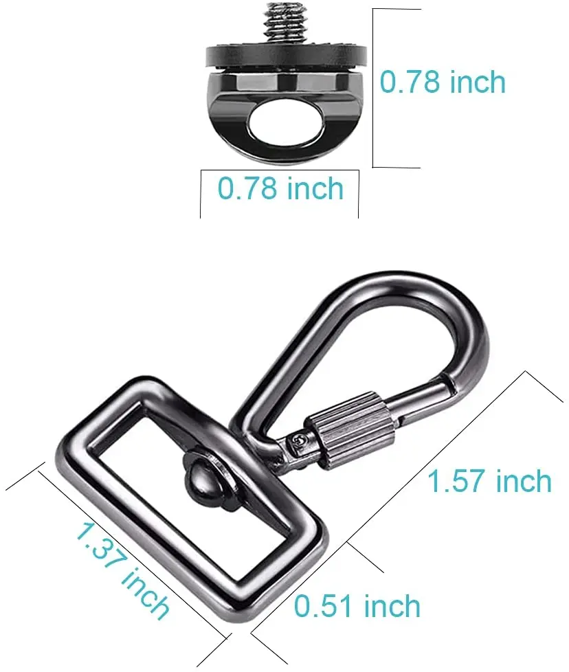 جديد DSLR كاميرا 1/4 "برغي ربط محول لحزام الكتف الرافعة ، حزام الرقبة ، حزام ، حقيبة كاميرا