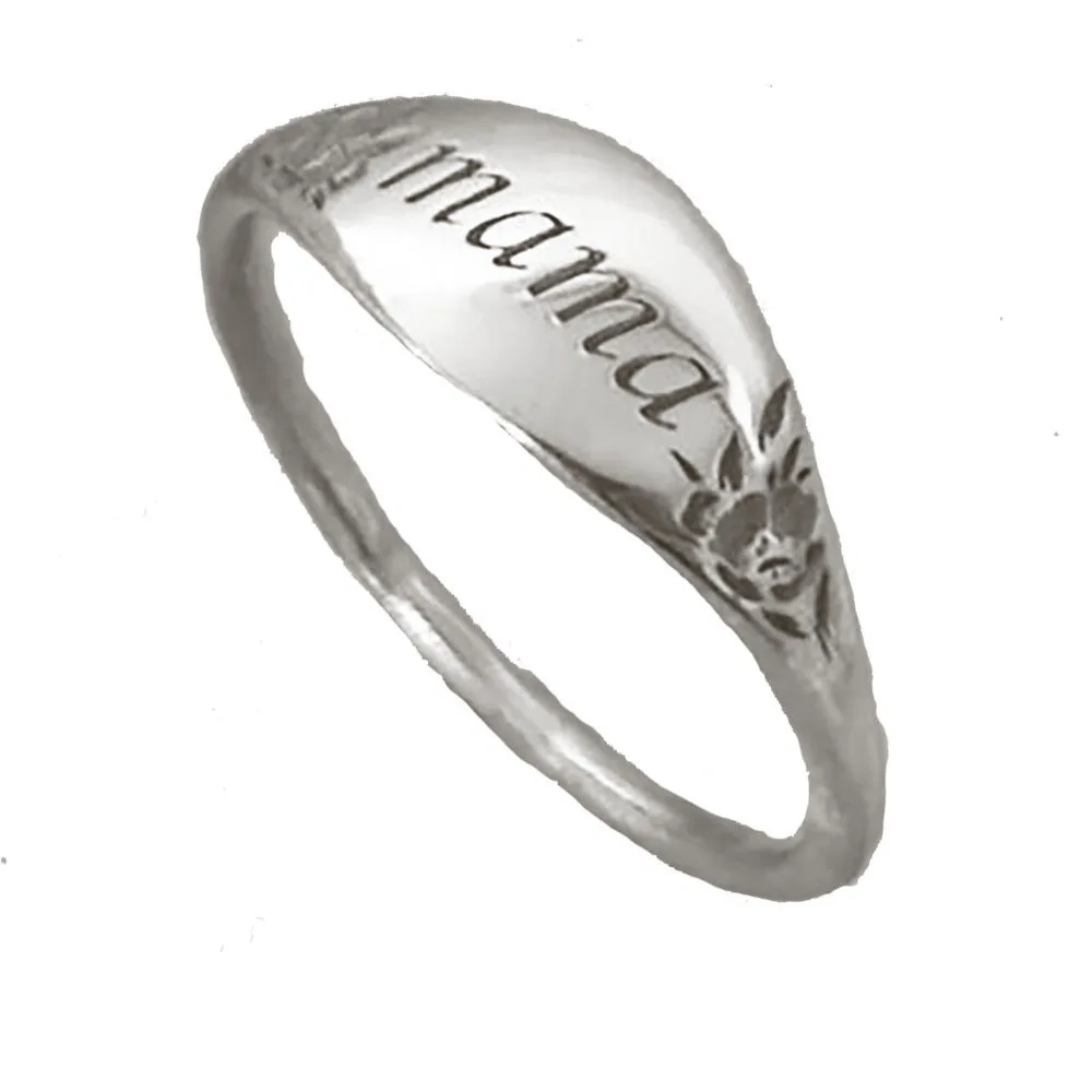 Mama Rings for Mother\'s Day Gift Simple Lettering Statement Ring Woman Finger Jewelry Mother and Kids Rings Accessories