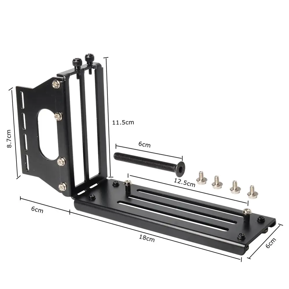 PCI Express PCIe 3.0 x4 to x16 Extension Cable 32G/bps PCI-E 4x 16x GTX1080Ti Graphics SSD Bracket Graphics Card Vertical Holder