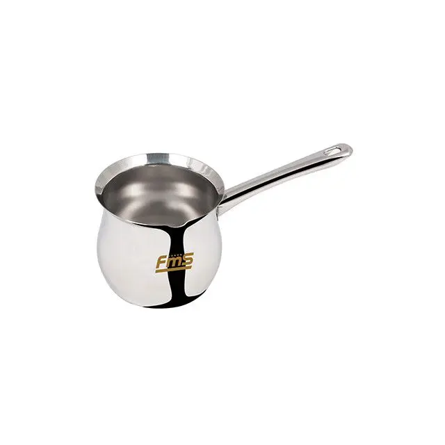 DOLBOVI Fms Stainless Steel No:2 Coffee Pot 300 ml Steel Handle Milk Pot 7005 Coffee maker турка для кофе cafetera