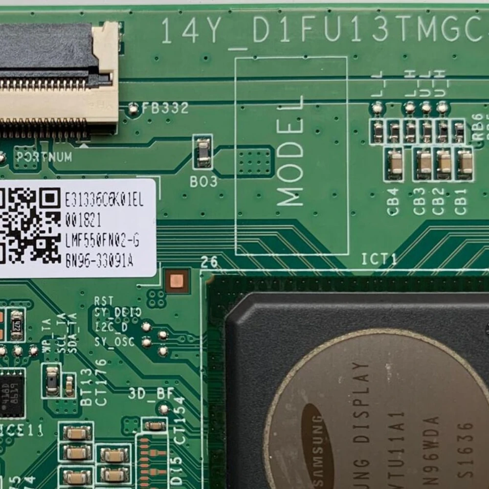 좋은 작동 T-CON 로직 보드 카드 공급 14Y_D1FU13TMGC4LV0.0 LM550FN02 BN96-33091A UA55HU6000J UA55HU5903J UA55HU5903J TV