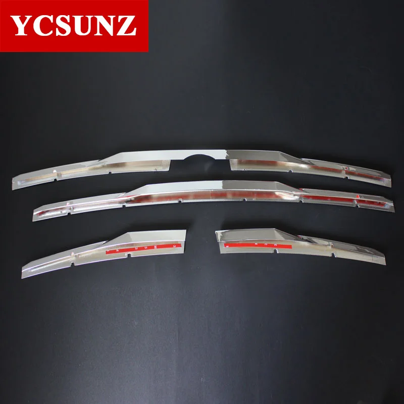 ABS Cromato Anteriore Griglia di Copertura Per Toyota Hilux Vigo 2012 2013 2014 auto-styling Per Toyota Ycsunz