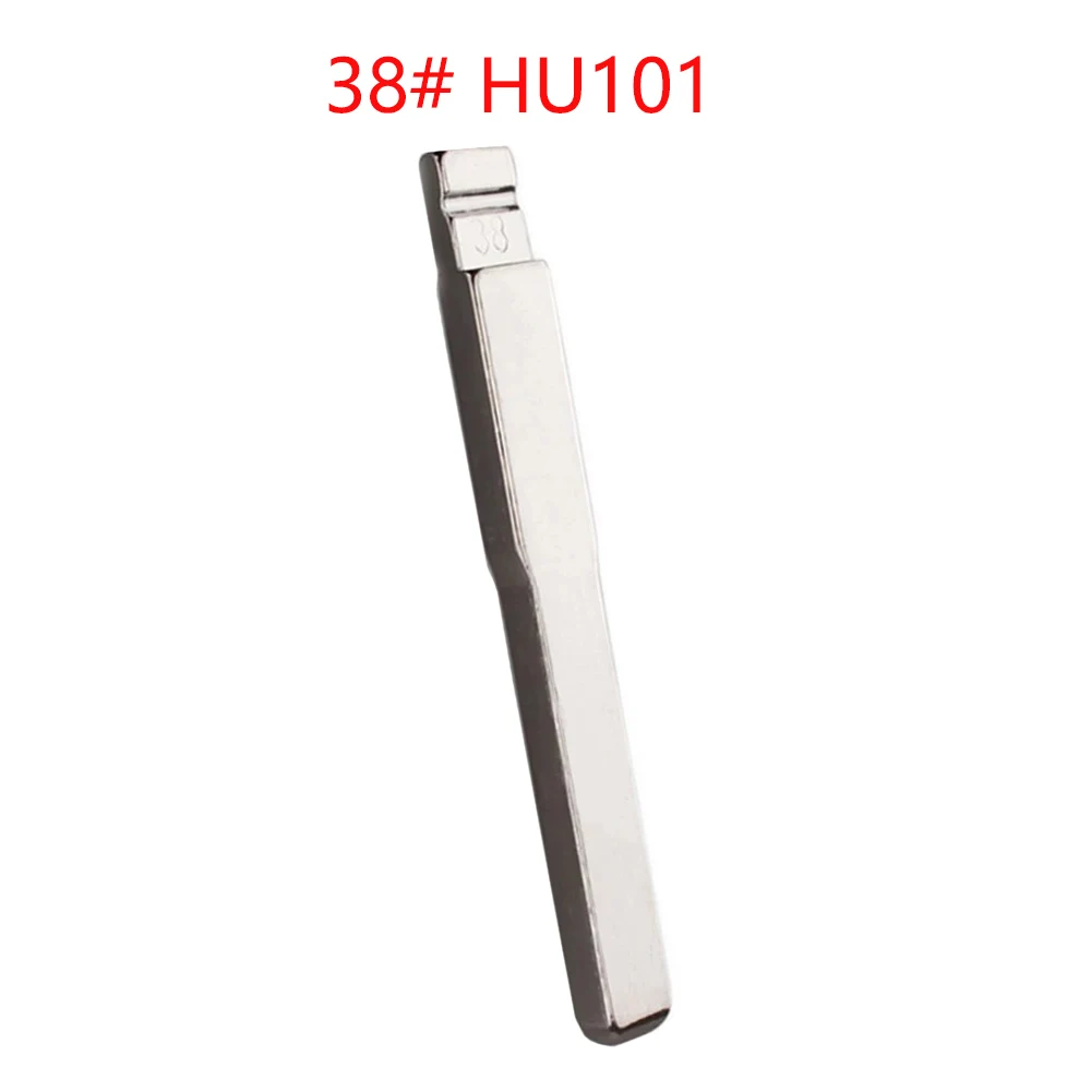 10Pcs/lot Uncut Metal 38# HU101 for ford Focus for KD keydiy xhorse VVDI remotes universal No.38