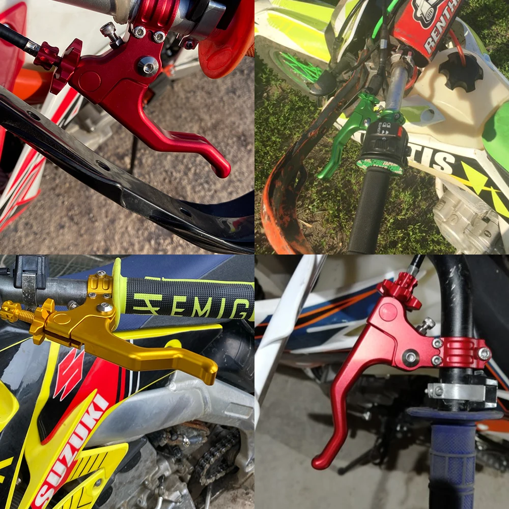 Motorrad Kurze Stunt Kupplung Hebel 7/8 "22mm Für Suzuki DRZ400SM DRZ 400SM RMZ250 RMZ 250 450 RMZ450 RM 65 85 100 125 250 RM250