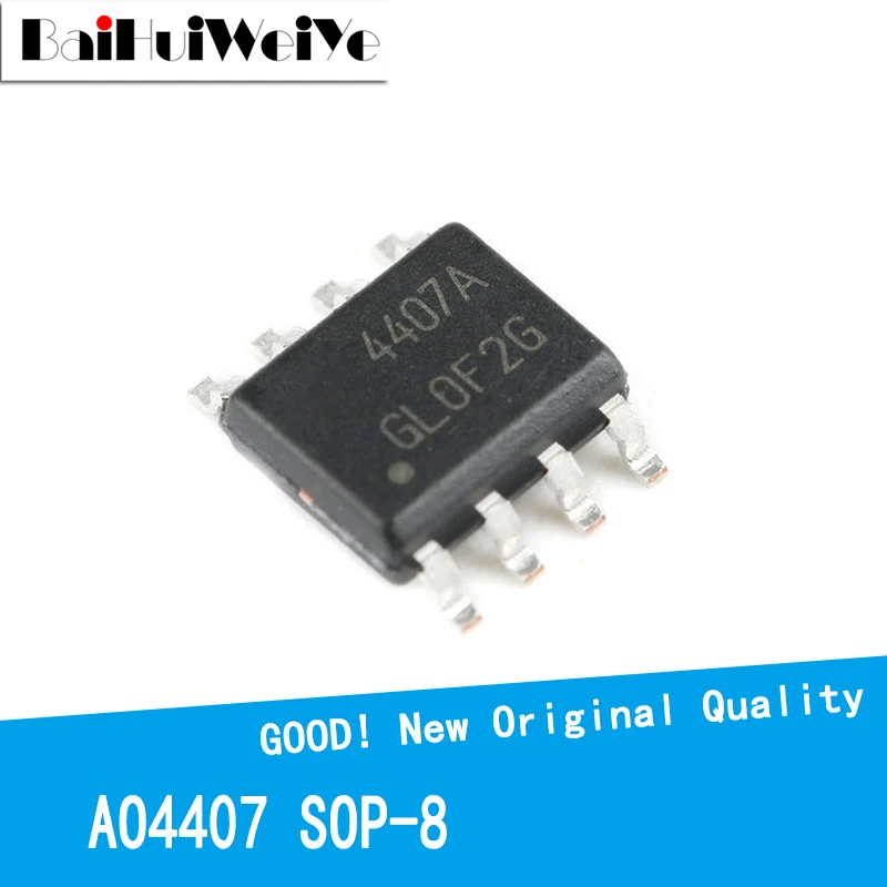 10PCS/LOT AO4407 AO4407A AO4407B 4407 4407A MOSFET SOP-8 SMD SOP8 New Original Good Quality Chipset