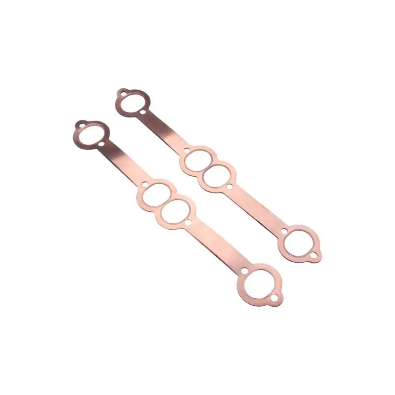 Oval Port 1.8" x 1.5" Copper Header Exhaust Gaskets Chevy  SB 350 Reusable