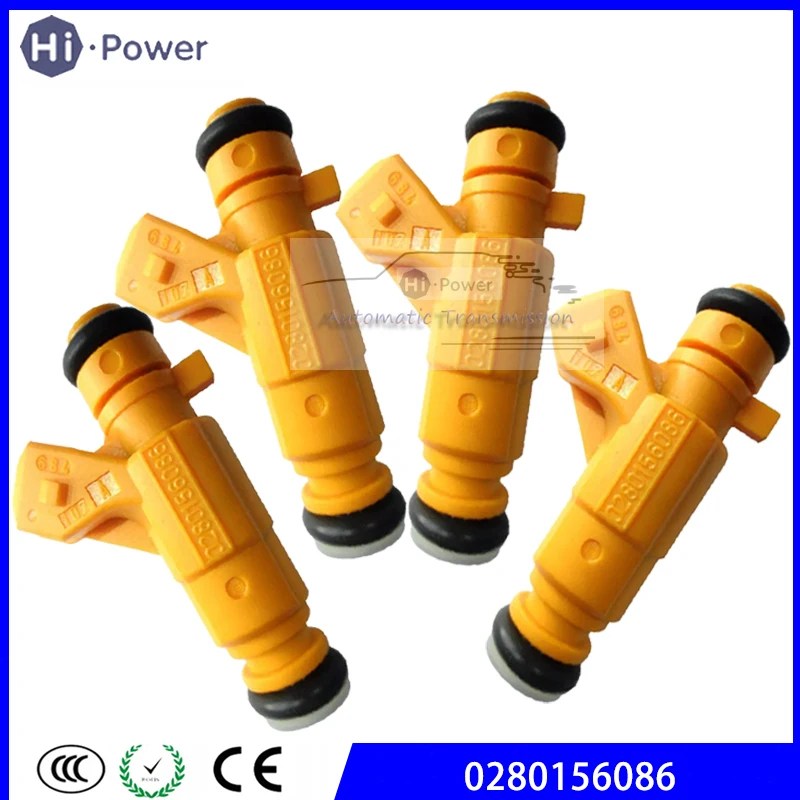 

Топливный инжектор 0280156086 93392558 93298396 для GM ASTRA 1,8/2,0 FLEX ZAFIRA/VECTRA/S10 2.0L, 4 шт.