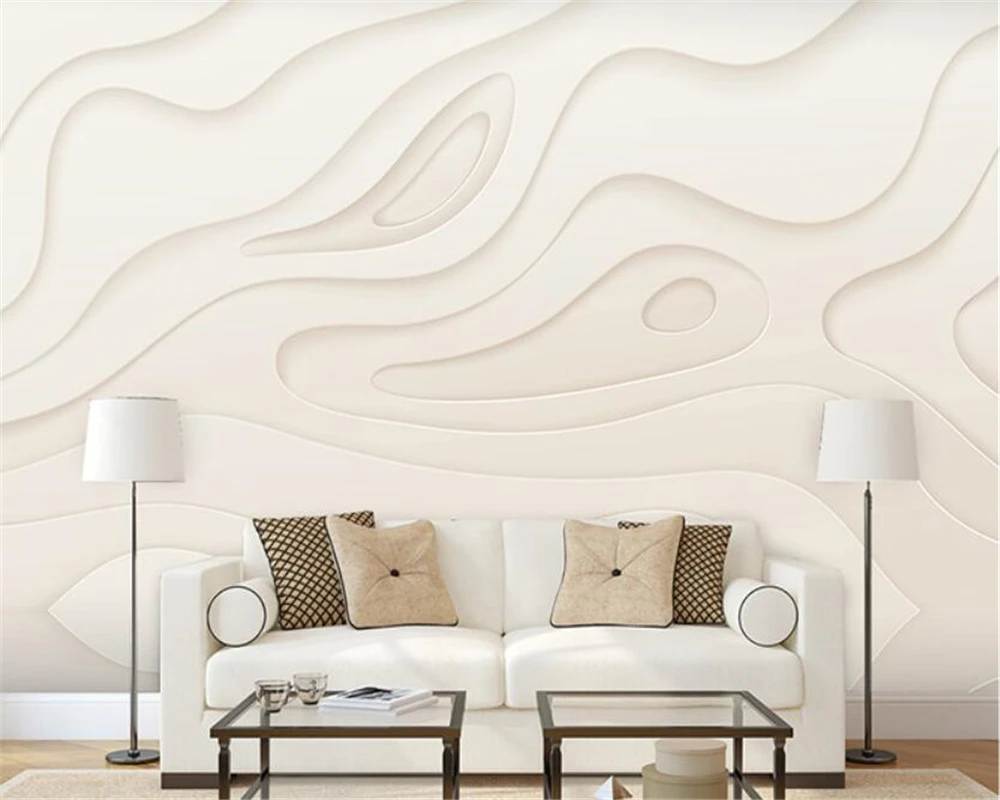 

beibehang Customized modern light luxury water ripple abstract office hotel restaurant clothing store wallpaper papier peint