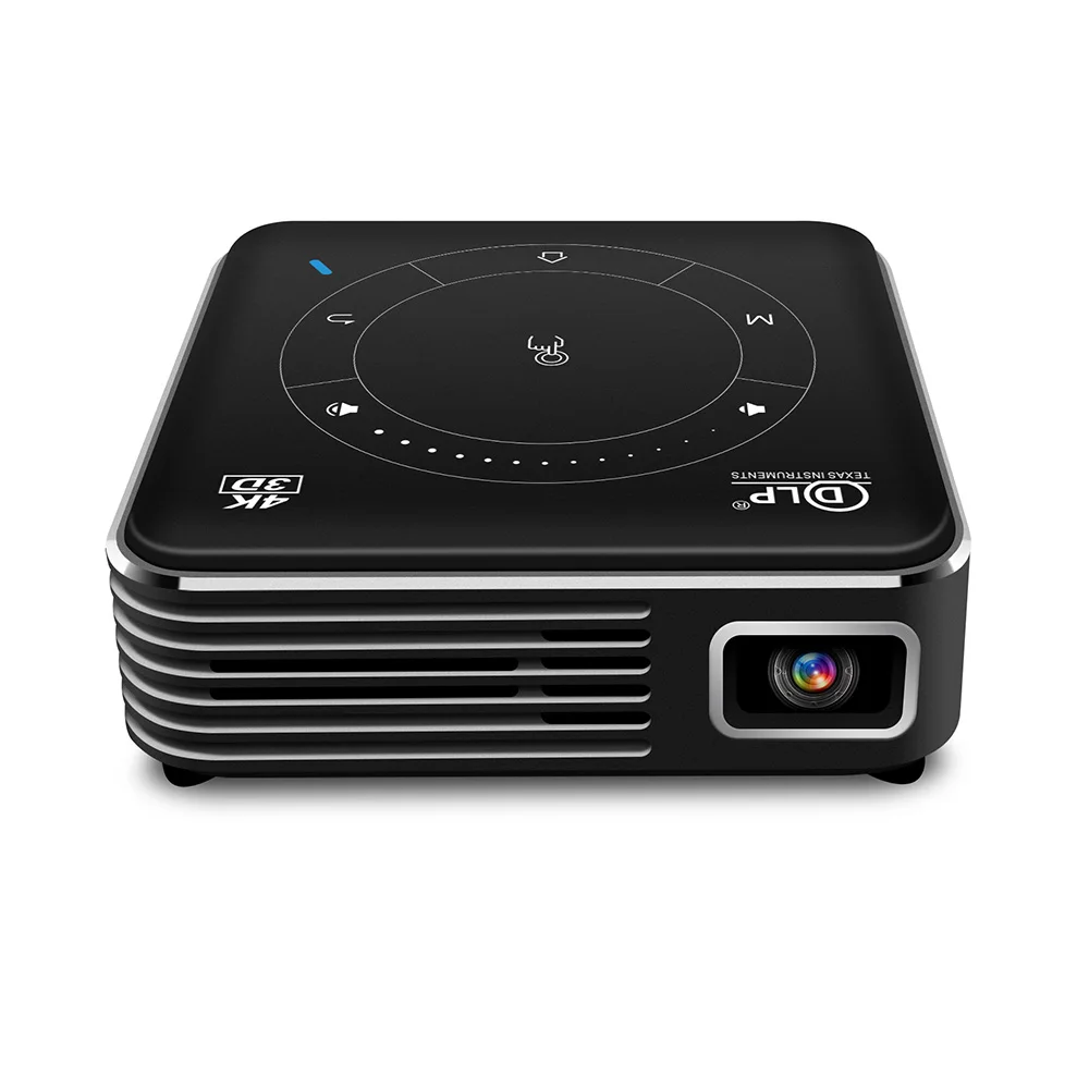 DLP P11 4K projector Android 9.0 DDR4 4GB 32GB Mini Portable LED Projector 5G Wifi Bluetooth 3D Home Cinema Proyector vs P10