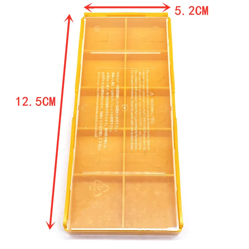 CNC blade box, cemented carbide blade plastic box,