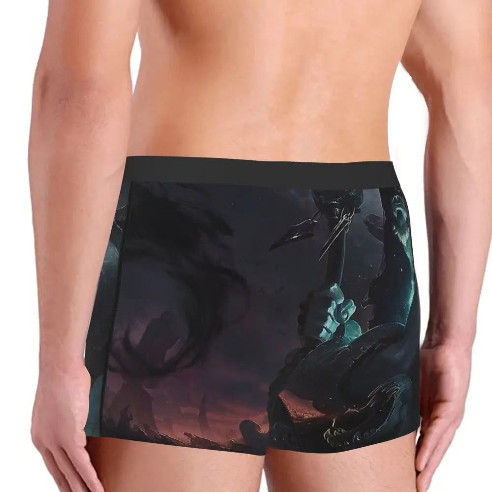 Yorick League of Legends LOL MOBA Games Underpants Breathbale Panties Male Underwear Sexy Shorts Boxer Briefs